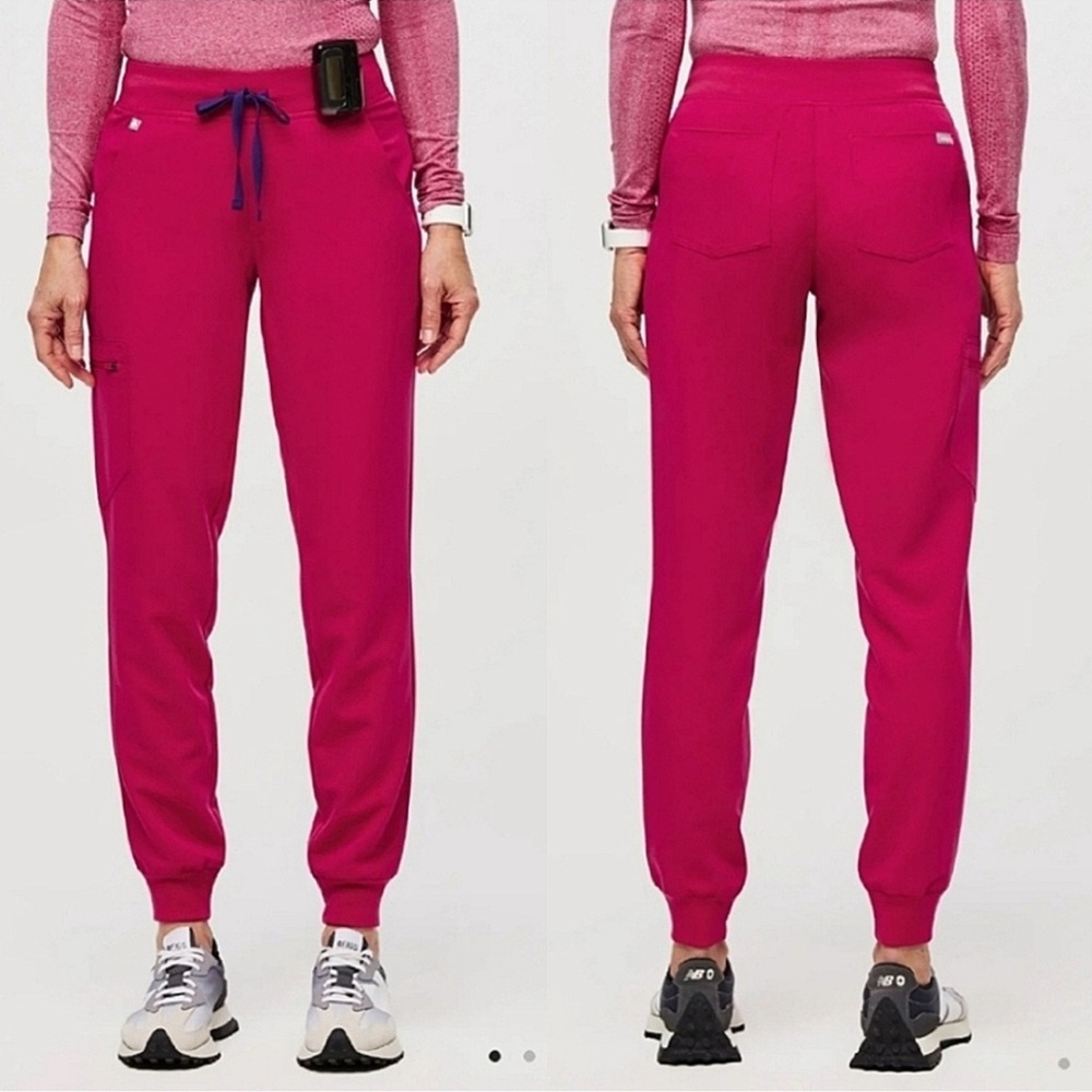 Figs "Zamora Jogger Scrub Pants" Ultra Rose Hot Pink Barbiecore Women's Size XXL